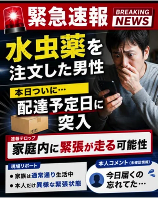 水虫薬を通販で注文すると家族にバレる？安心して受け取っていただくためのお届け方法をご紹介します。