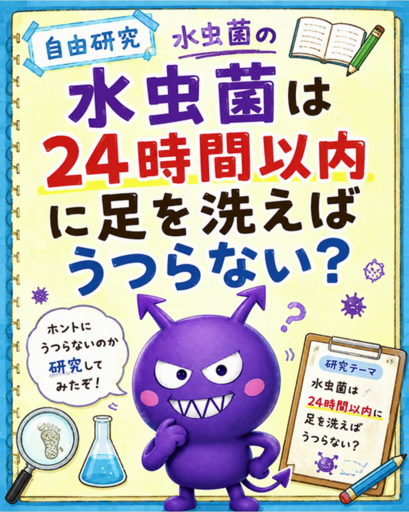 白癬菌は24時間以内に洗えばうつらない？水虫予防の3ポイント